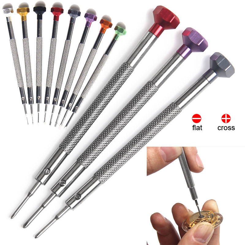 Electronics Repair Training - 0,6-2,0mm Legierung Edelstahl Schraubendreher für Uhr