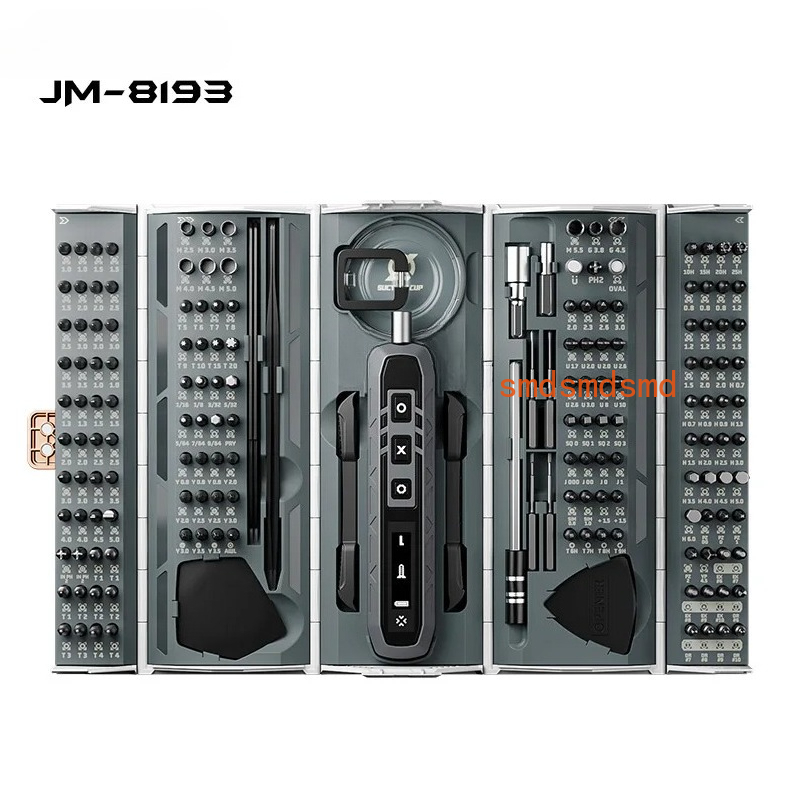 Electronics Repair Glasses - JM-8193 Präzisions-Akku-Elektroschraubendreher-Set mit Magnetischen Torx-Bits für