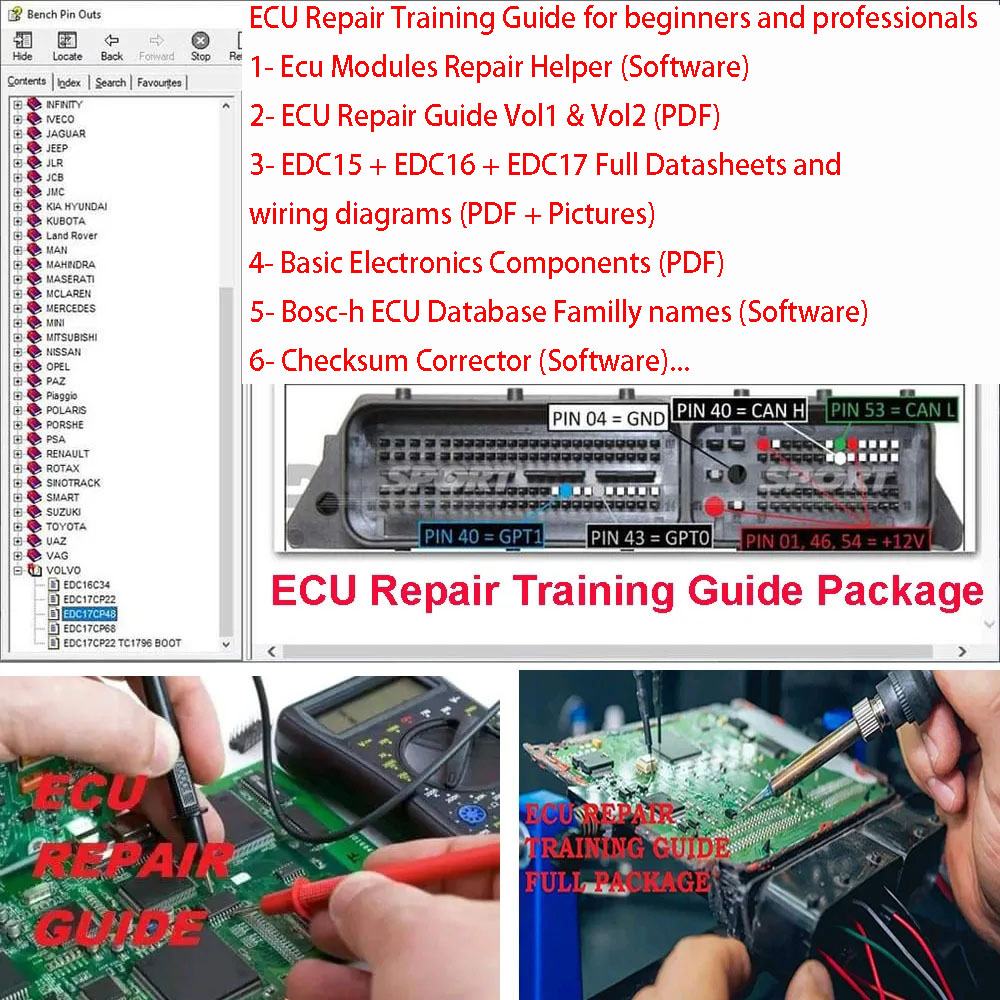 Electronics Repair Basics - ECU Repair Training Guide ECU Basic