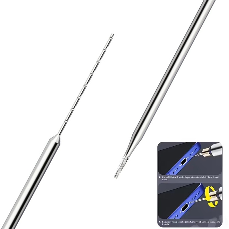 Electronics Repair Training - 2-teiliges Schraubenausdreher-Set aus Legierung, Präzisions-Reparaturwerkzeug für