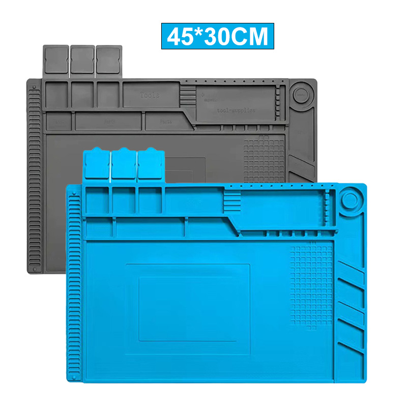 Electronics Repair Workstation - 45*30CM Magnetische Matte Silikon Arbeit Matte