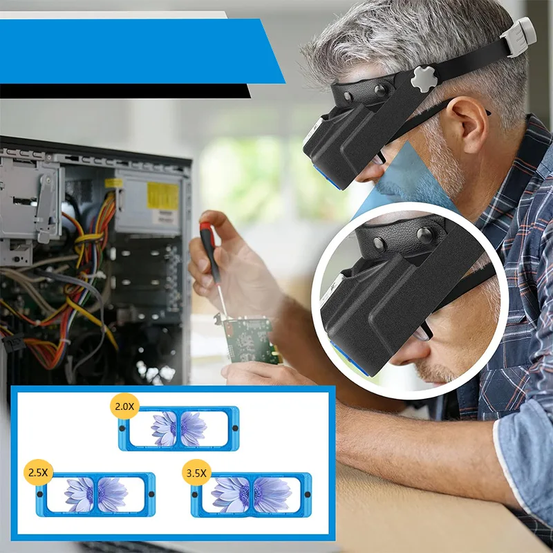 Kopfmontierte USB-Aufladung mi – Electronics Repair Glasses Bewertung und Preis