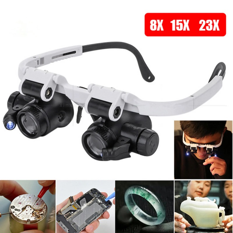 Multilinsen-Stirnband-Lupe mit – Electronics Repair Glasses Bewertung und Preis