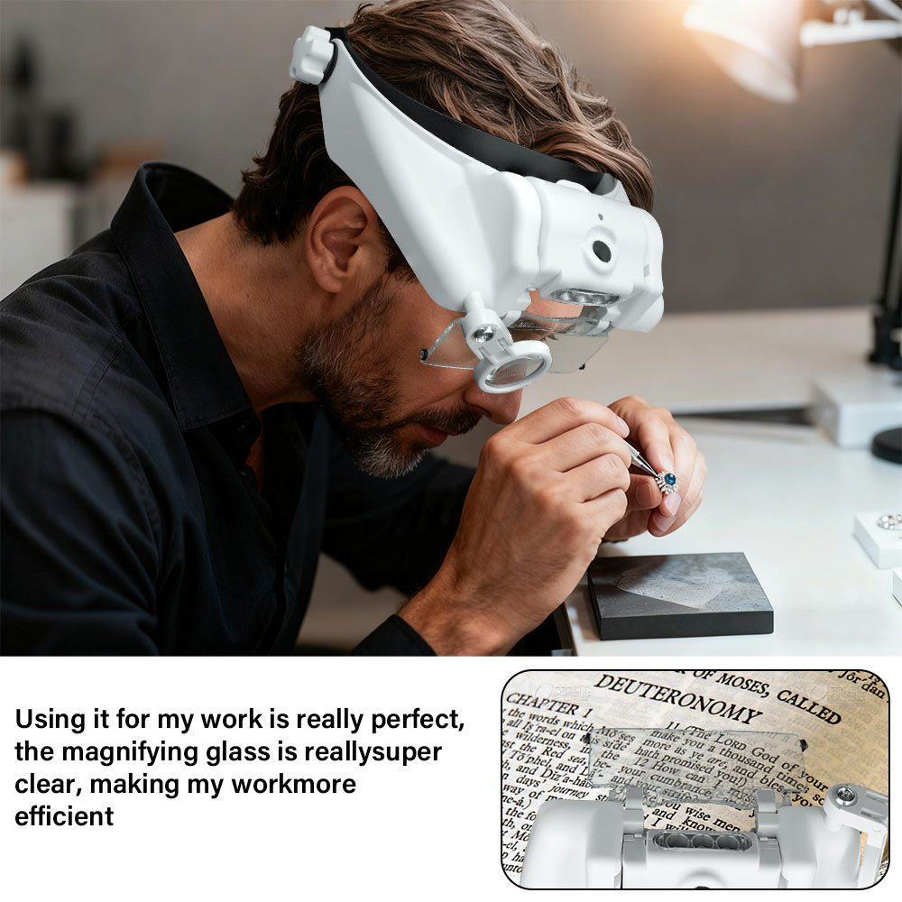 Stirnband-Lupe mit LED-Beleuch – Electronics Repair Glasses Bewertung und Preis