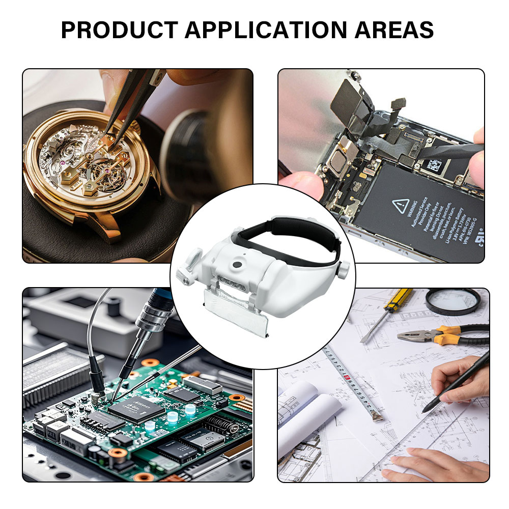 Stirnband-Lupe mit LED-Beleuch – Electronics Repair Glasses Bewertung und Preis
