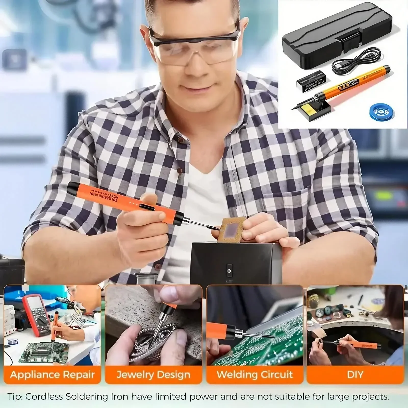 Präzisions-Akku-Mini-Lötkolben – Electronics Repair Kit With Soldering Iron Bewertung und Preis