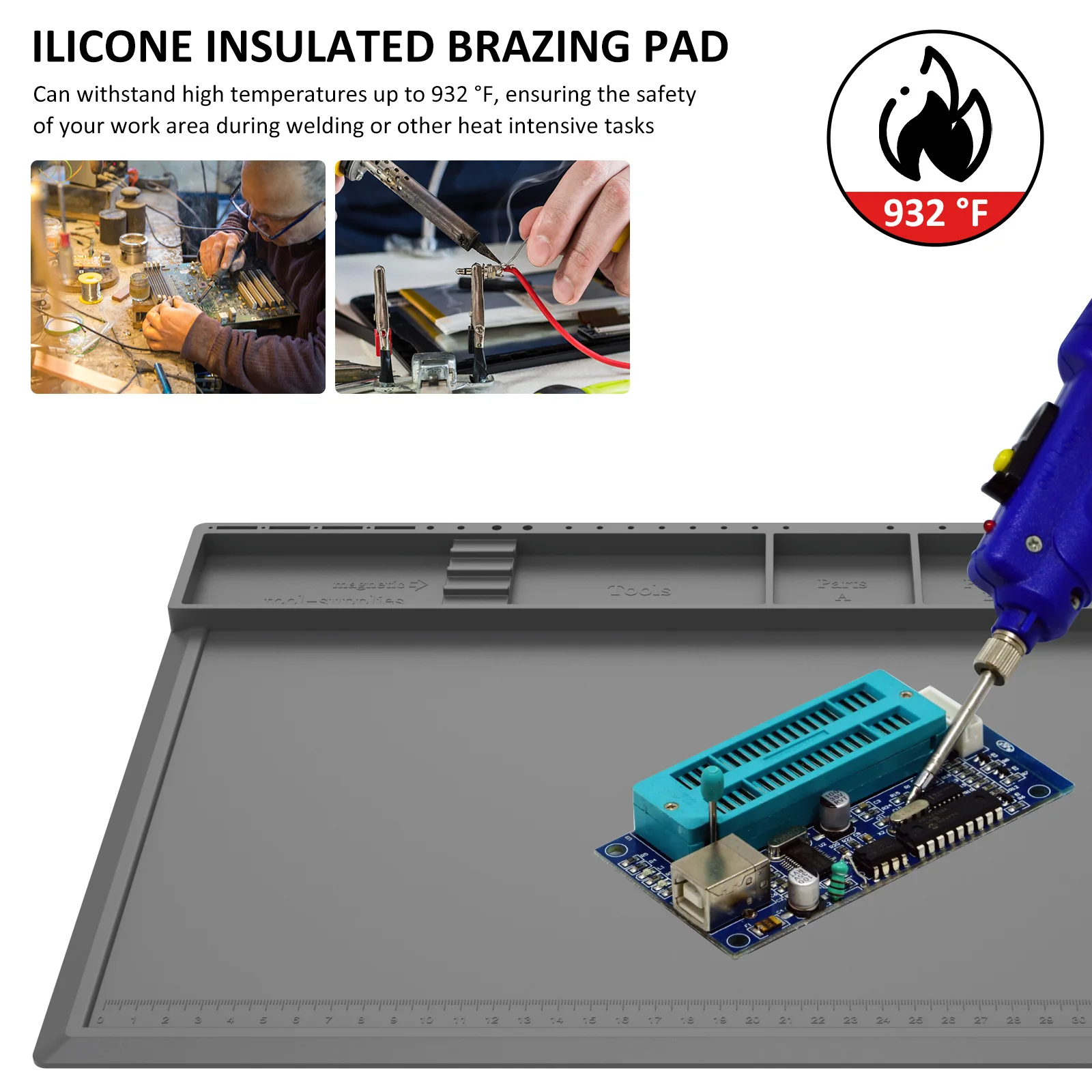 Lötstation Matte Silikon Arbei – Electronics Repair Workstation Bewertung und Preis
