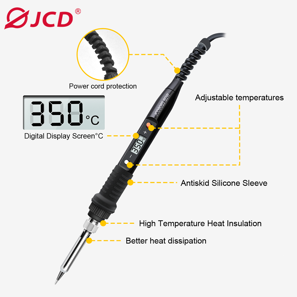 JCD 80W Elektrische Lötkolben  – Electronics Repair Kit With Soldering Iron Bewertung und Preis