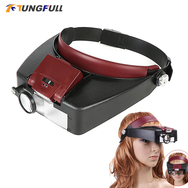 Lupenmikroskop mit LED-Licht 1 – Electronics Repair Glasses Bewertung und Preis
