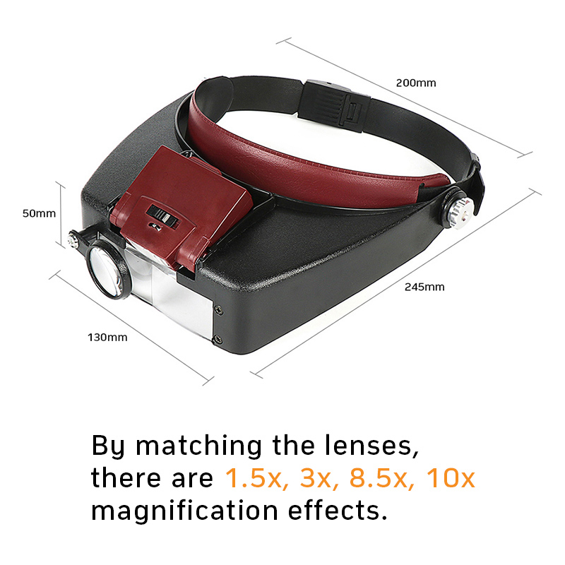 Lupenmikroskop mit LED-Licht 1 – Electronics Repair Glasses Bewertung und Preis
