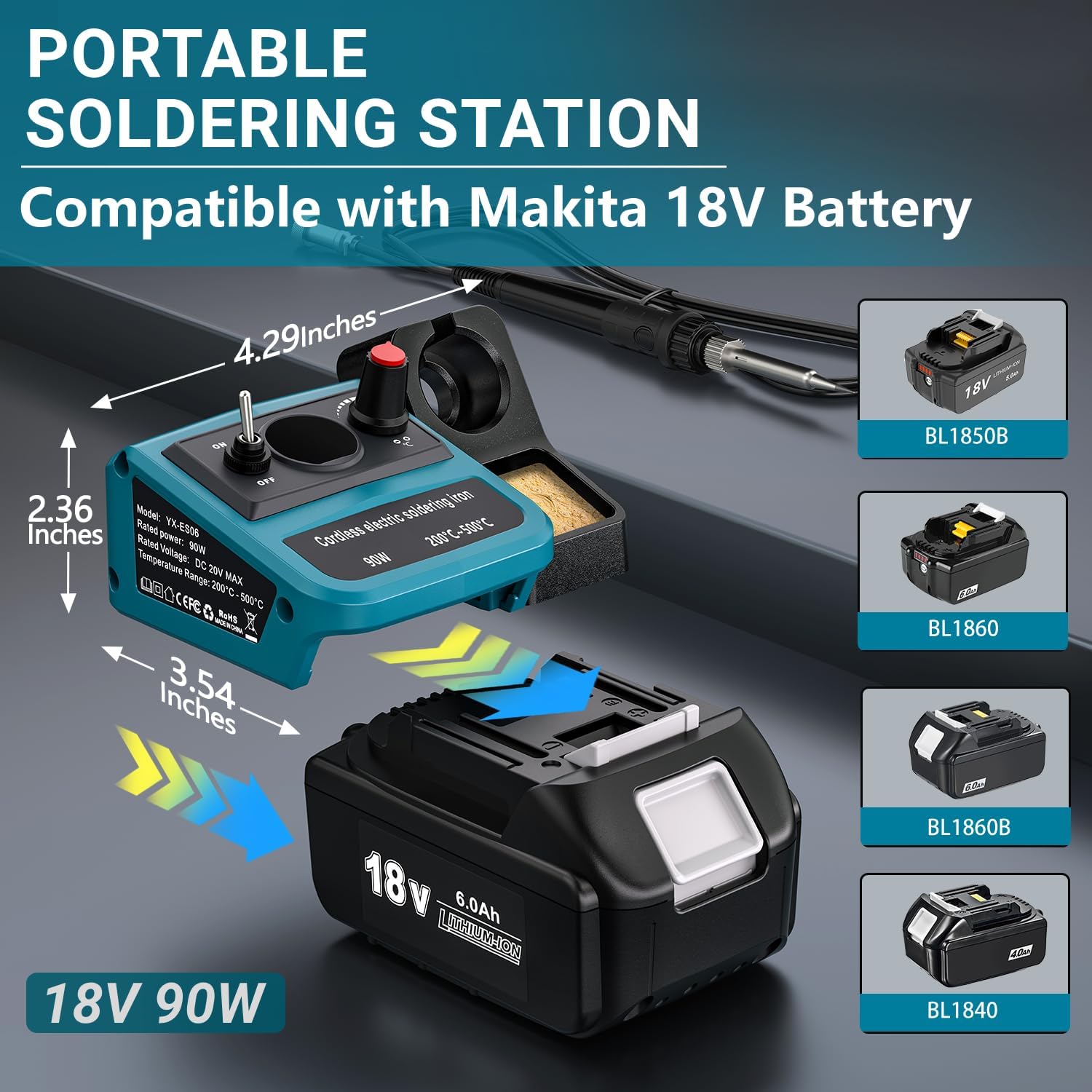 90W LED Digitales Kabelloses L – Electronics Repair Kit With Soldering Iron Bewertung und Preis