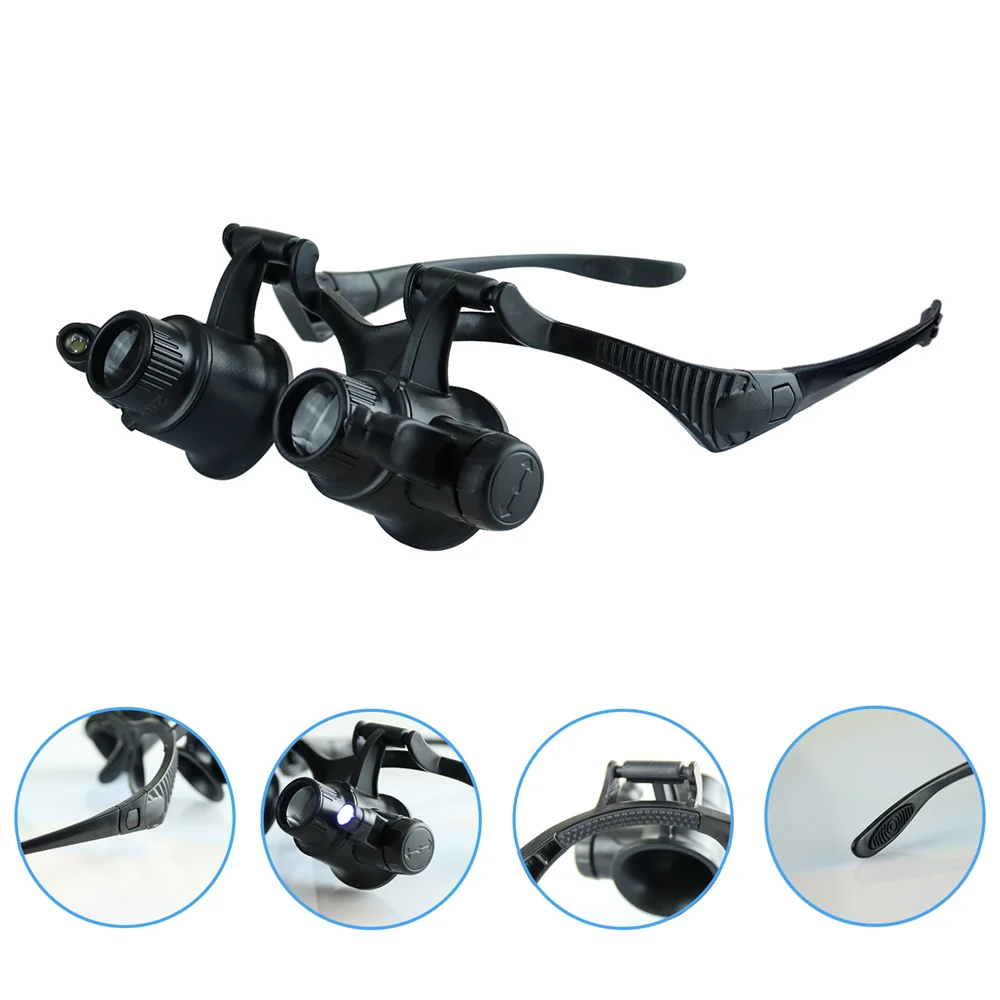 Stirnbandlupe mit 2 LED-Leucht – Electronics Repair Glasses Bewertung und Preis