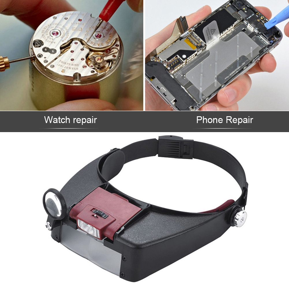10x Stirnband LED Lupen beleuc – Electronics Repair Glasses Bewertung und Preis